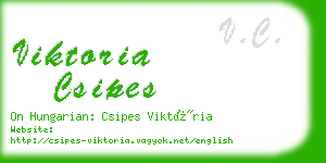 viktoria csipes business card